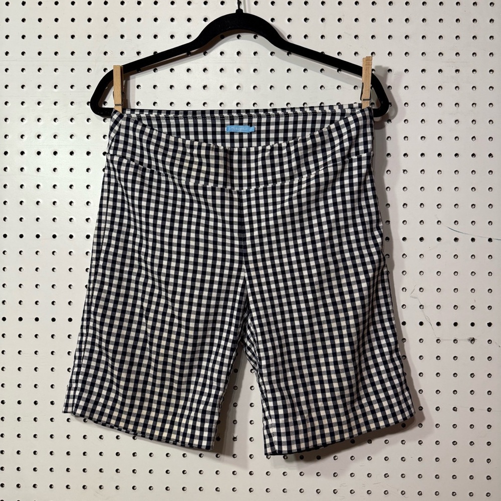 J. McLaughlin Masie Gingham Women Shorts size 6